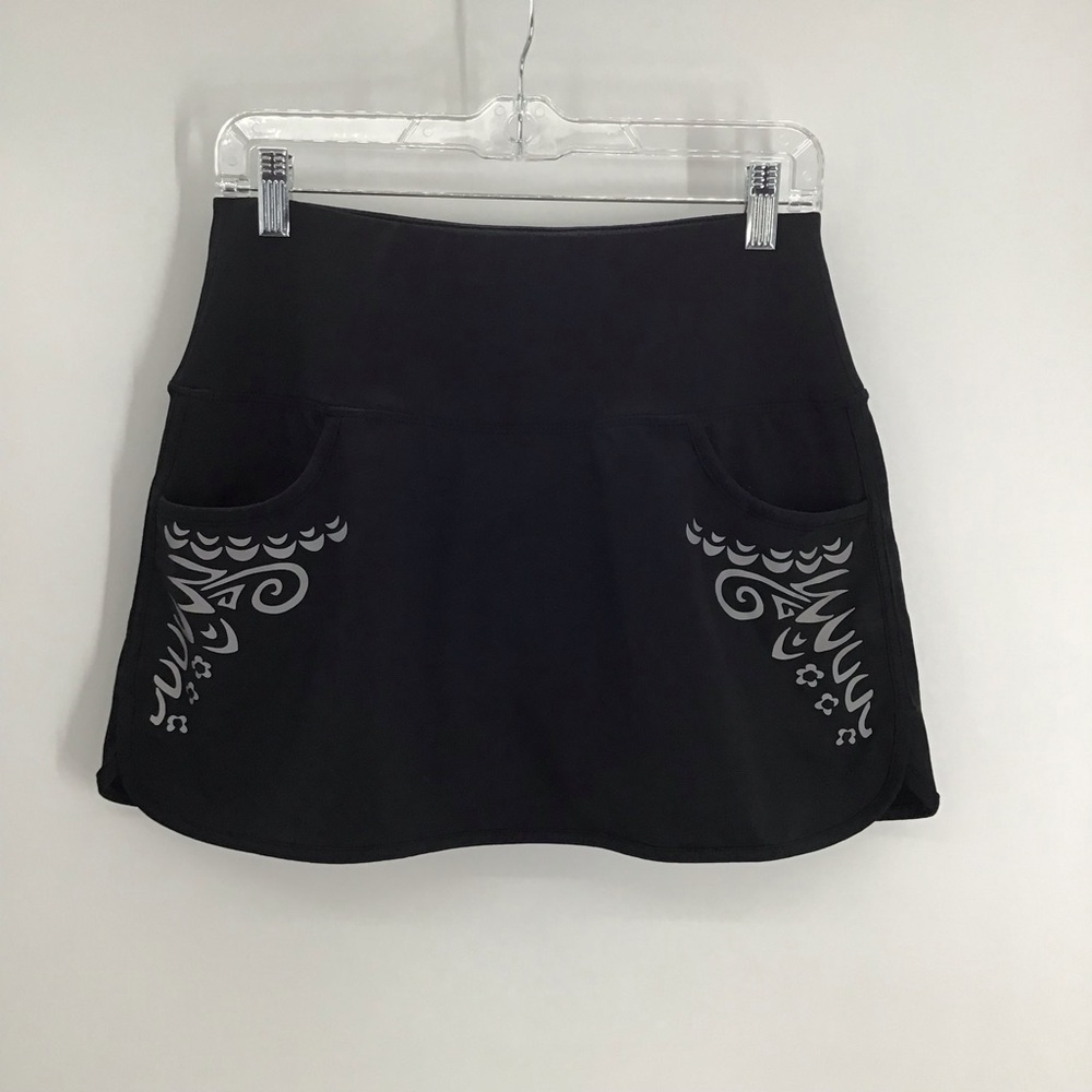Athleta Ace Tennis Golf Pickleball Skort Athletic Black Size Small